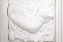 Mulher com telefone faberglass 150x150x15 alt. 1991