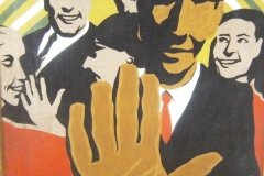 Estandarte 1 O povo brasileiro 129X129 cm 1967